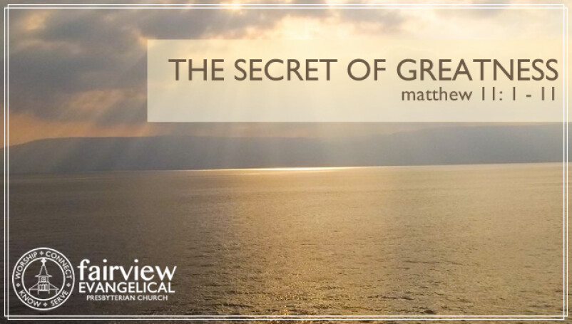 The Secret of Greatness
