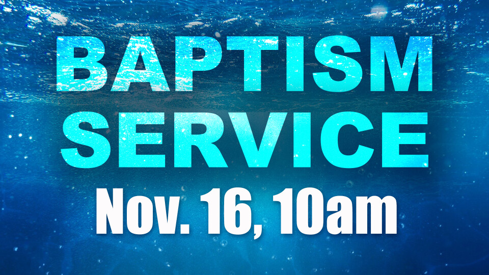 Baptism Service Fall 2025