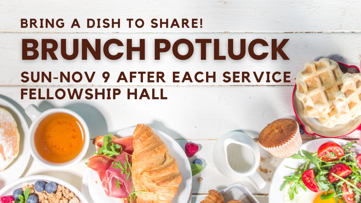 Brunch Potluck after each service