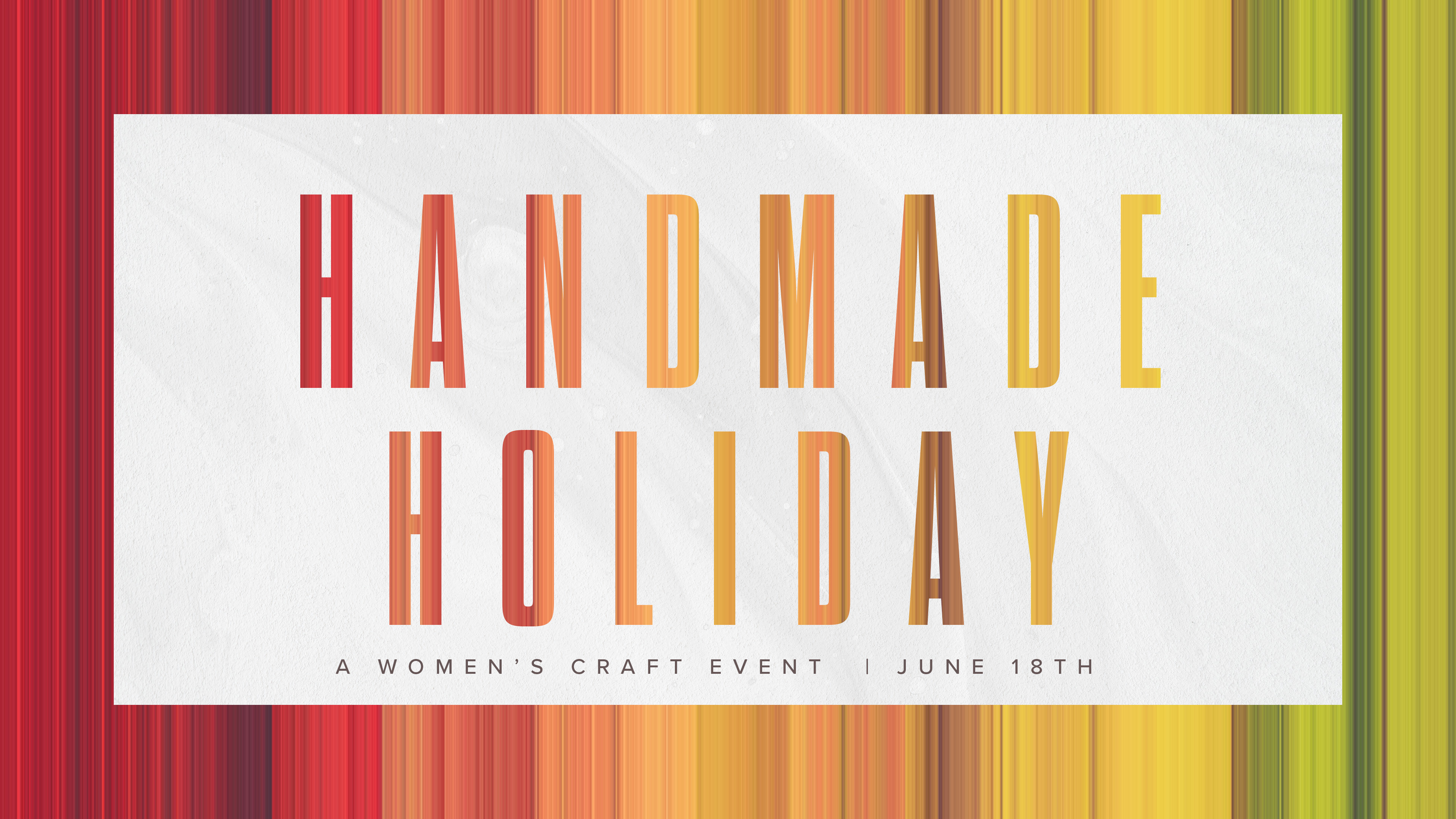 Women's Event: Handmade Holiday
