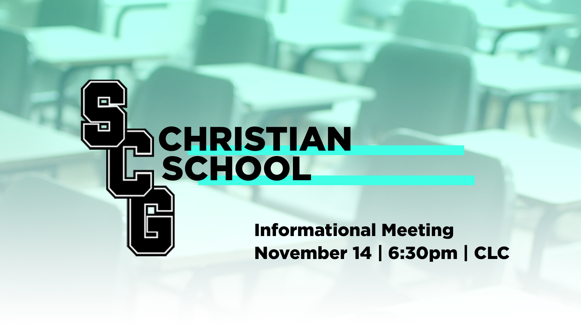 SCG Christian School Info Meeting