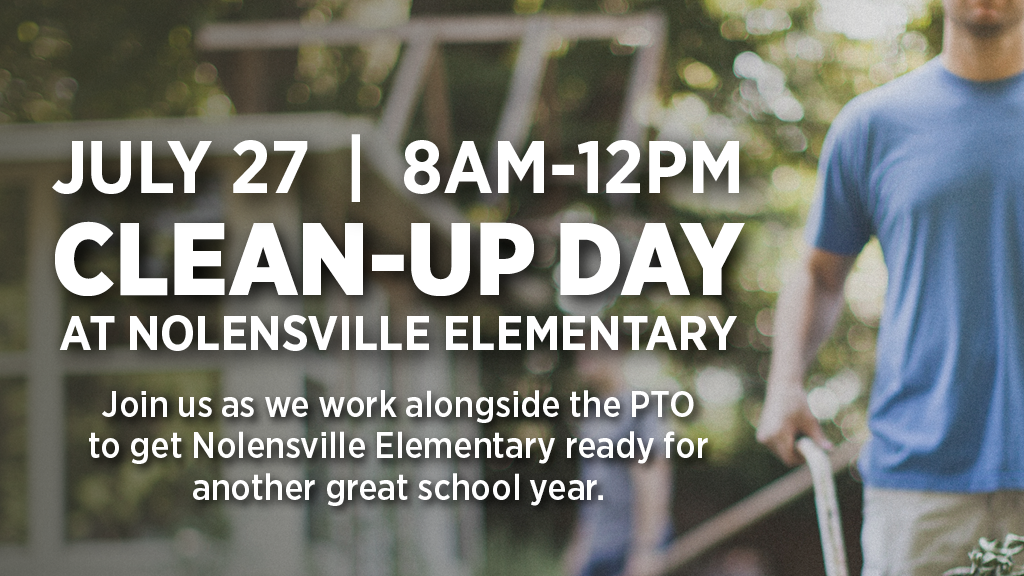 Clean Up Day at Nolensville Elementary