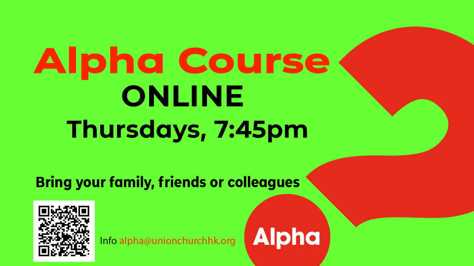 Alpha Course on thursdays