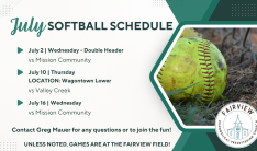 Fairview Softball Season