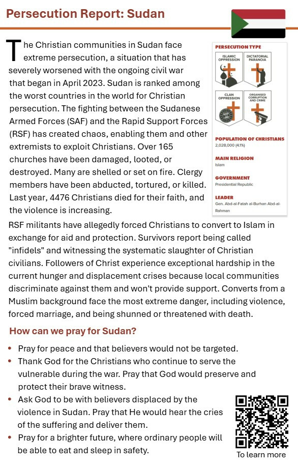 Christians in Sudan