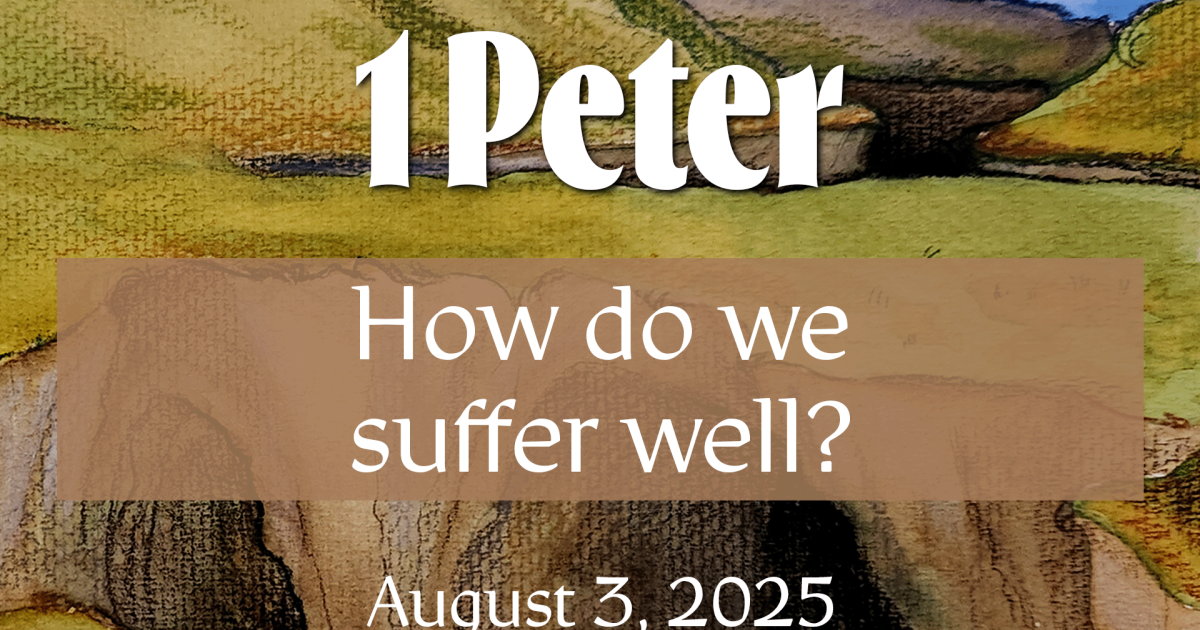 How do we suffer well? | Sermons | High Point Church