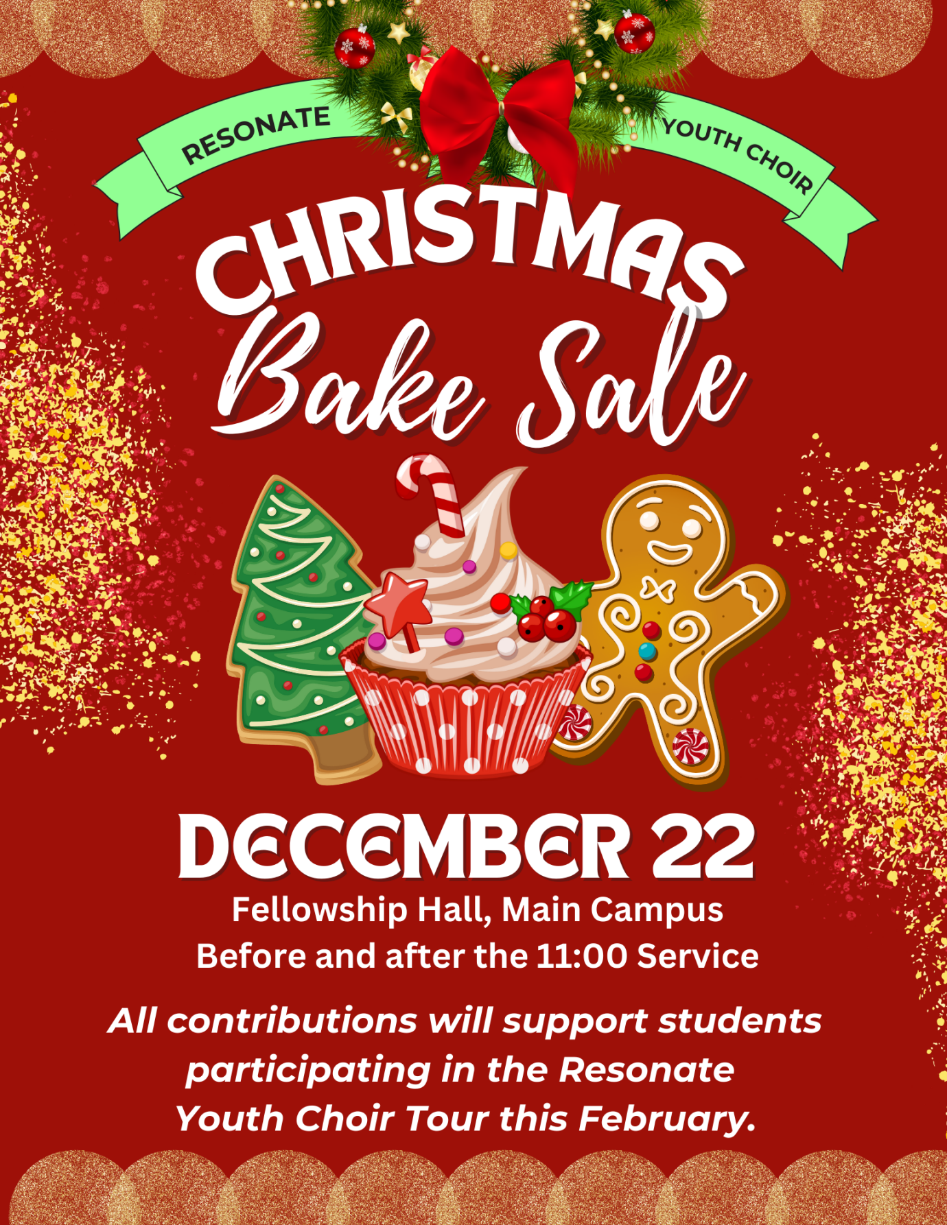 Bake Sale for Resonate Choir Tour