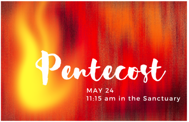 Rev Kristin McAtee 5/24/2026 Pentecost Sunday at First Baptist Church of Columbia, MO