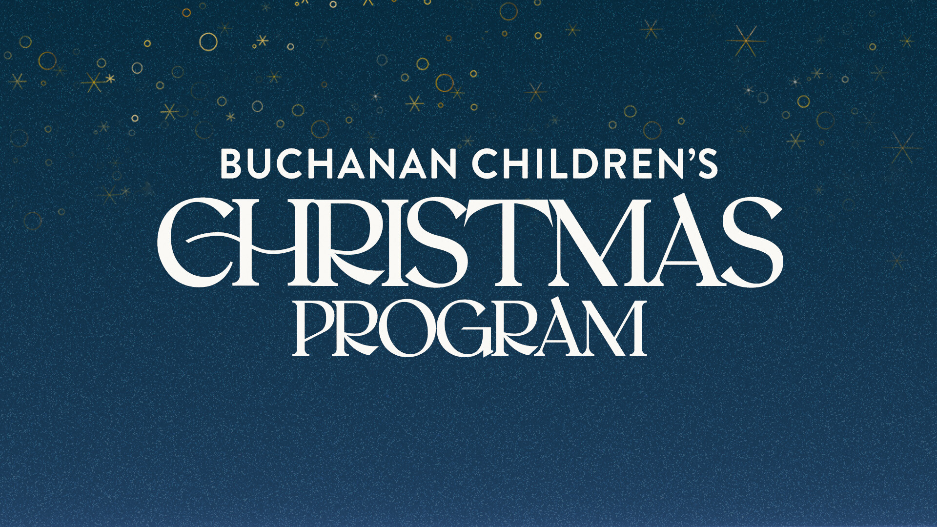 Children's Christmas Program