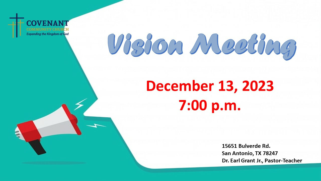 Annual Vision Meeting