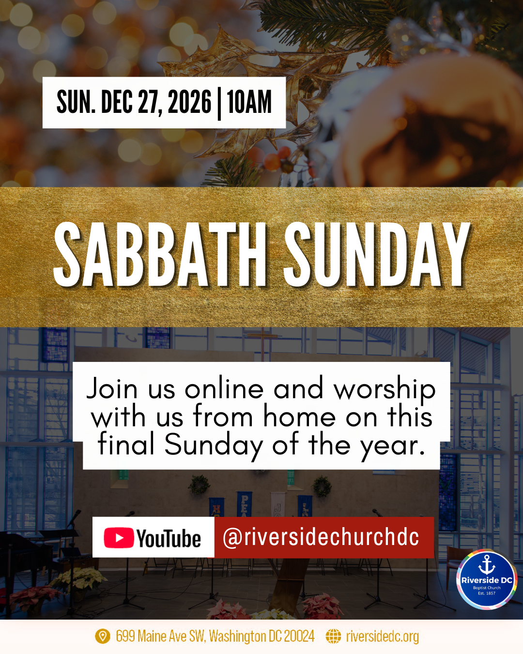 Sabbath Sunday 2026