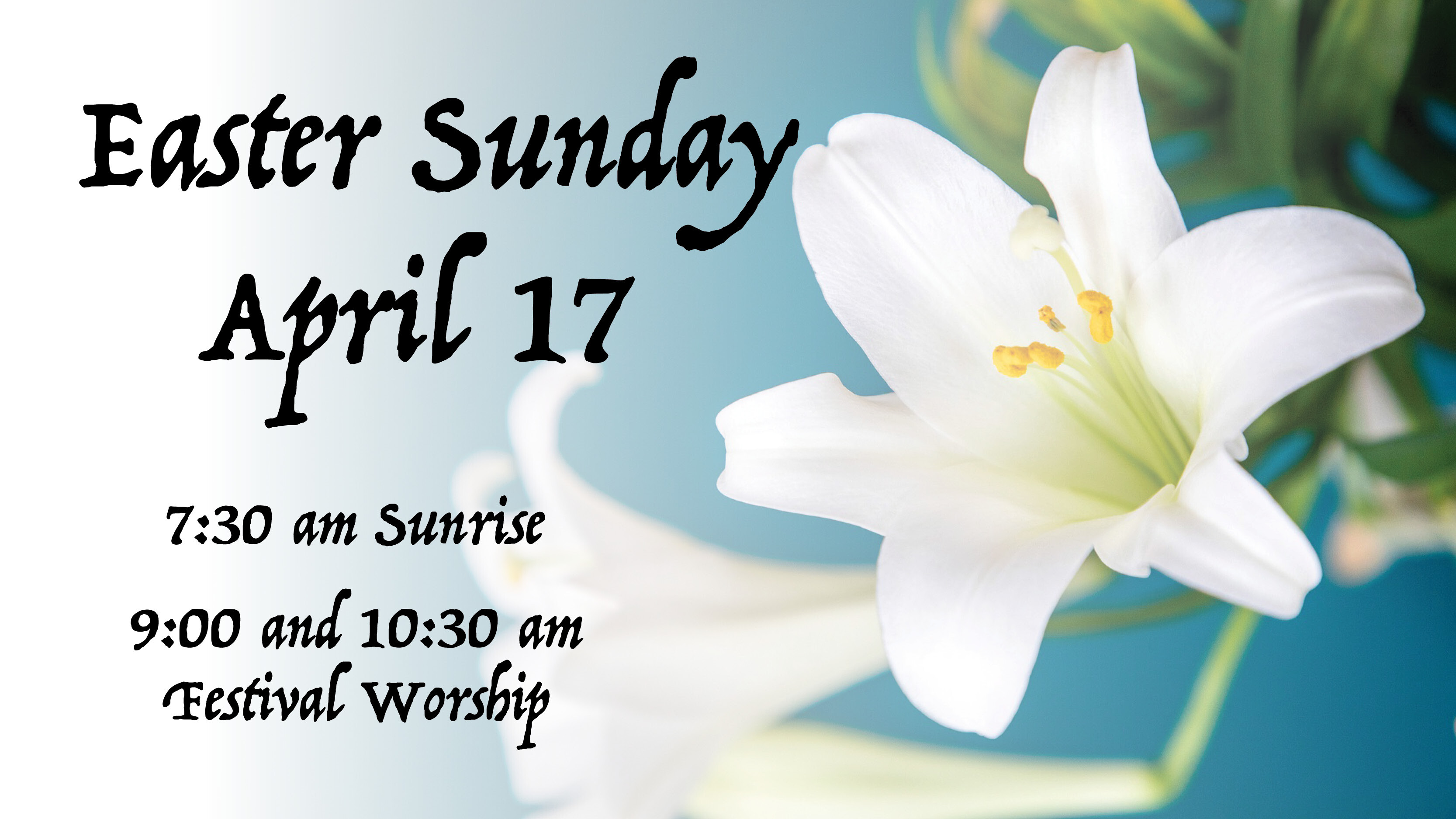 Easter Sunday Worship - April 17, 2022