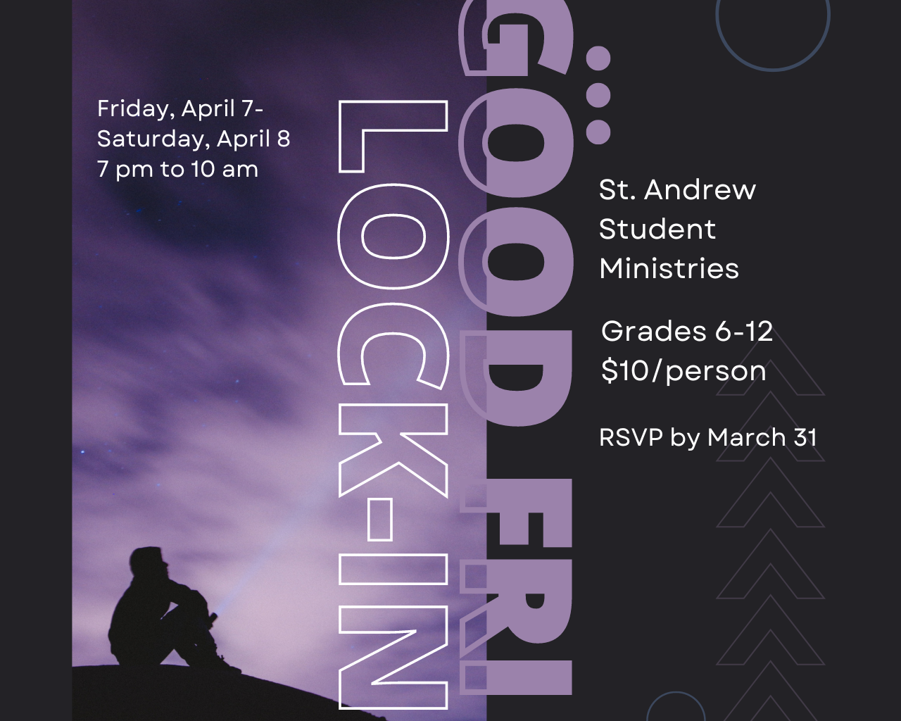 Image for Student Ministries Good Friday Lock-in