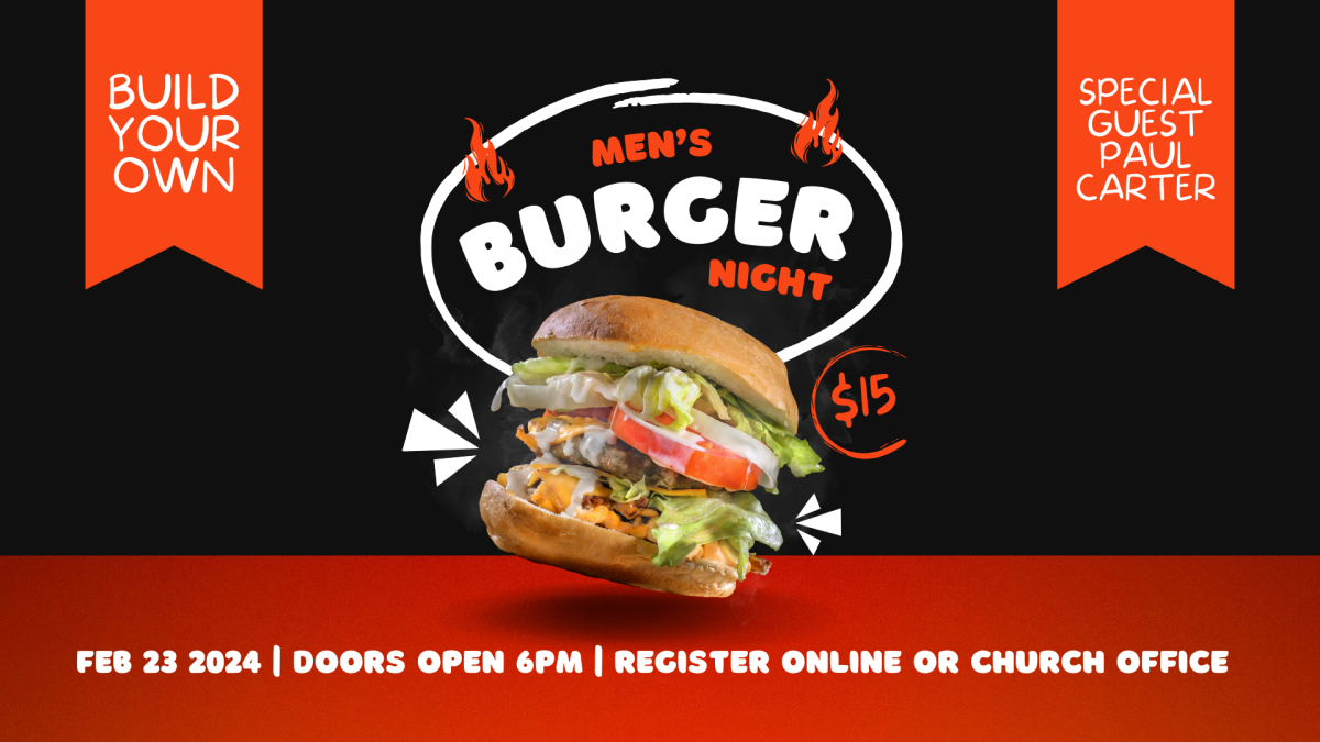 Men's Build-Your-Own-Burger Night