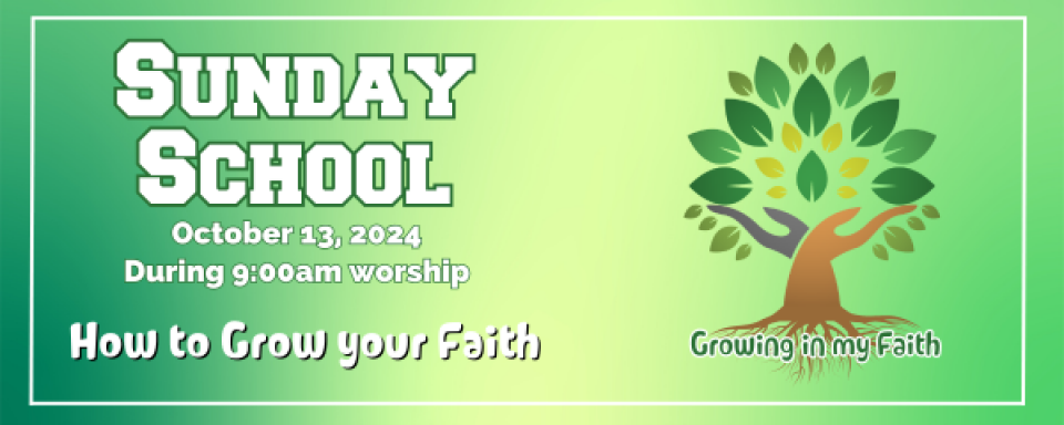 Sunday School - 10.13.24