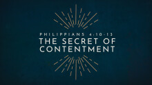 The Secret of Contentment