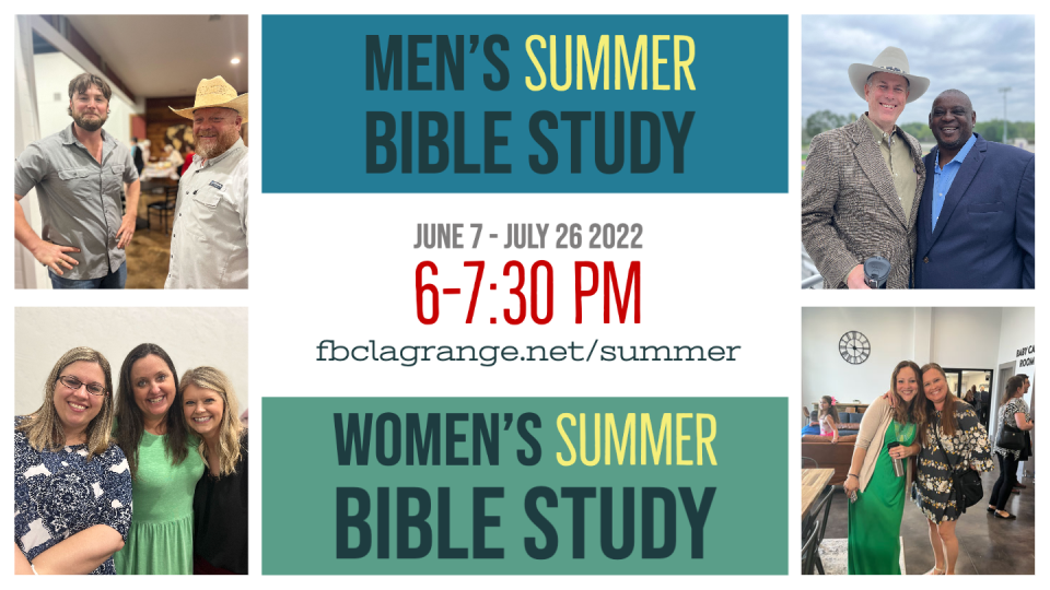 Men's & Women's Summer Bible Study 2023