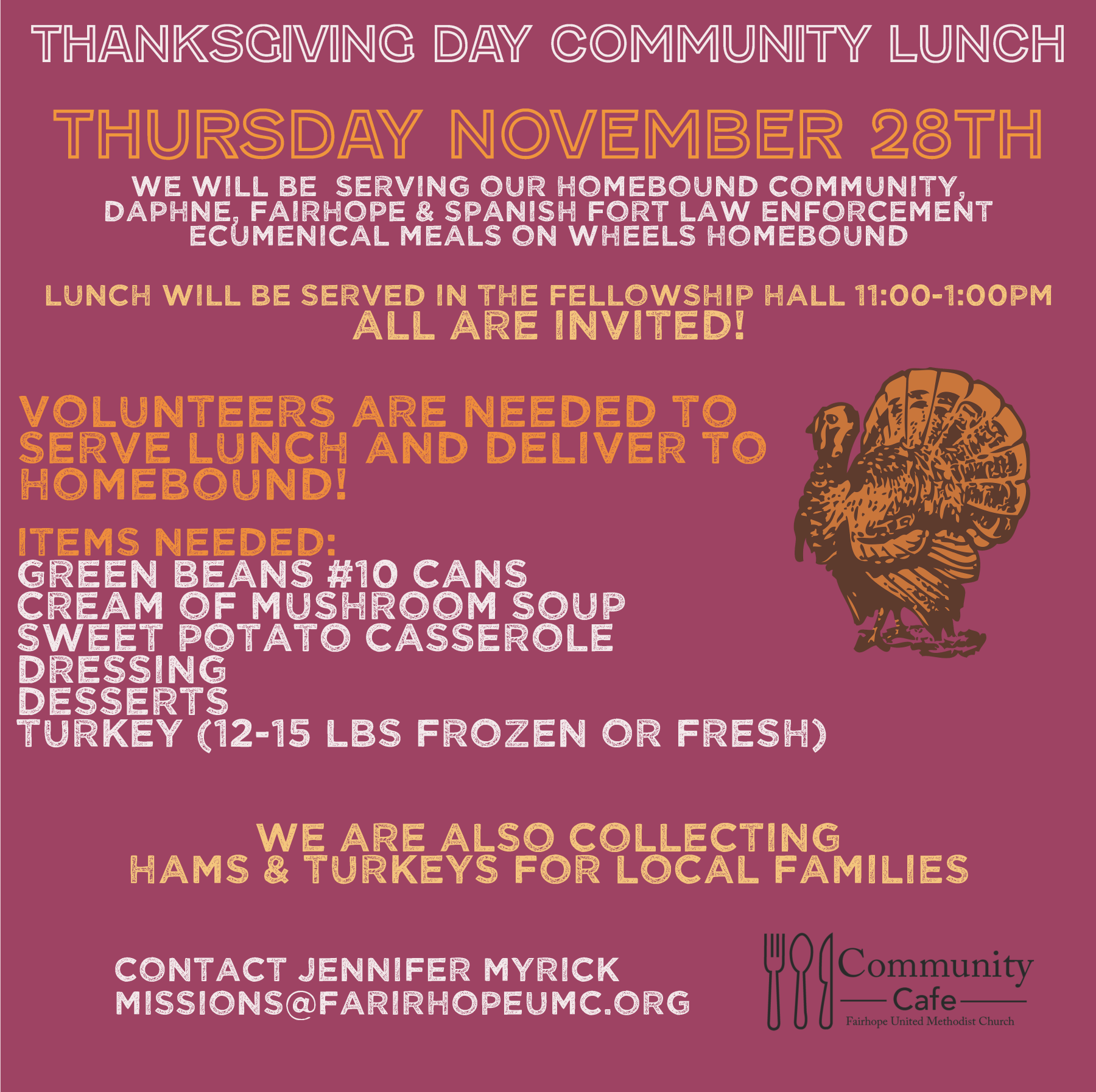 Thanksgiving Community Lunch