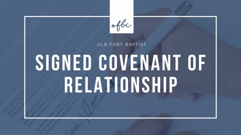 Signed Covenant of Relationship