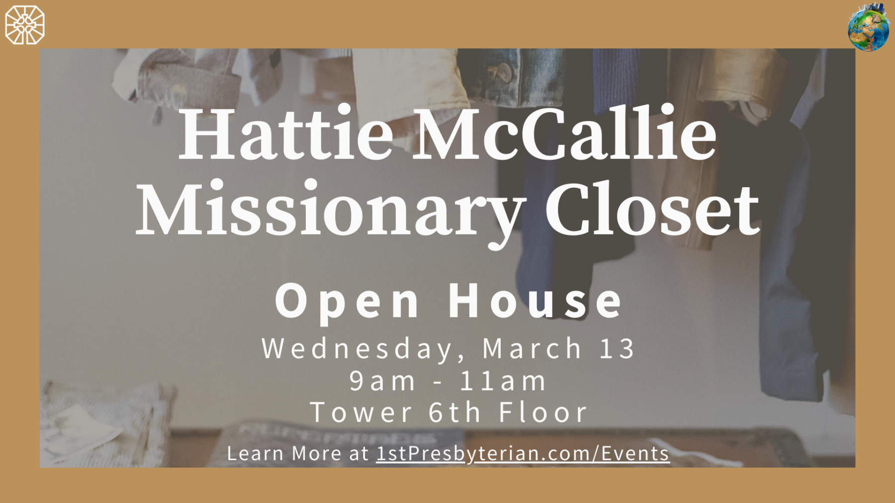Missionary Closet Open House