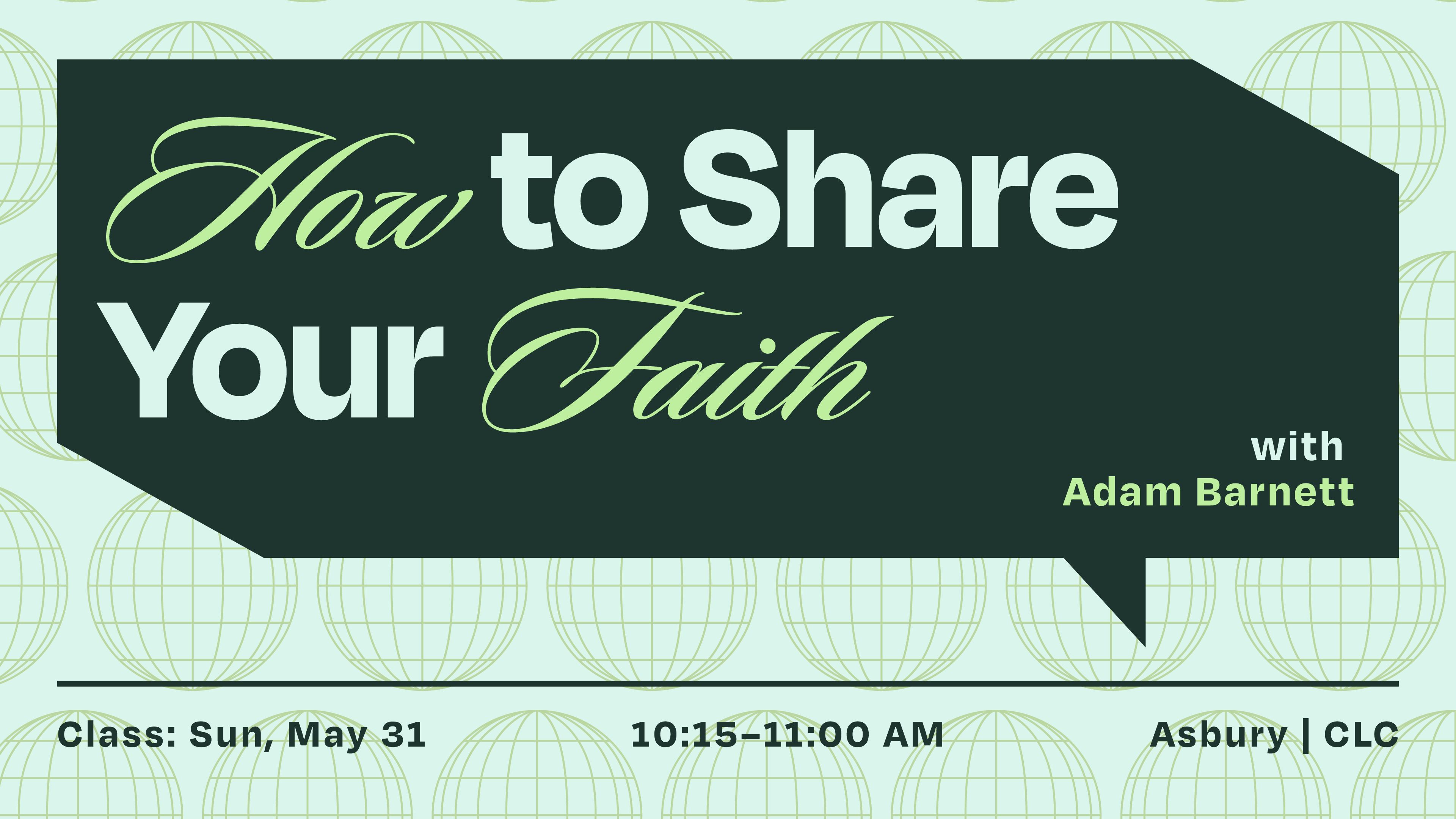 How to Share Your Faith