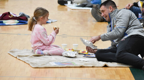 ECC students bring dads to school