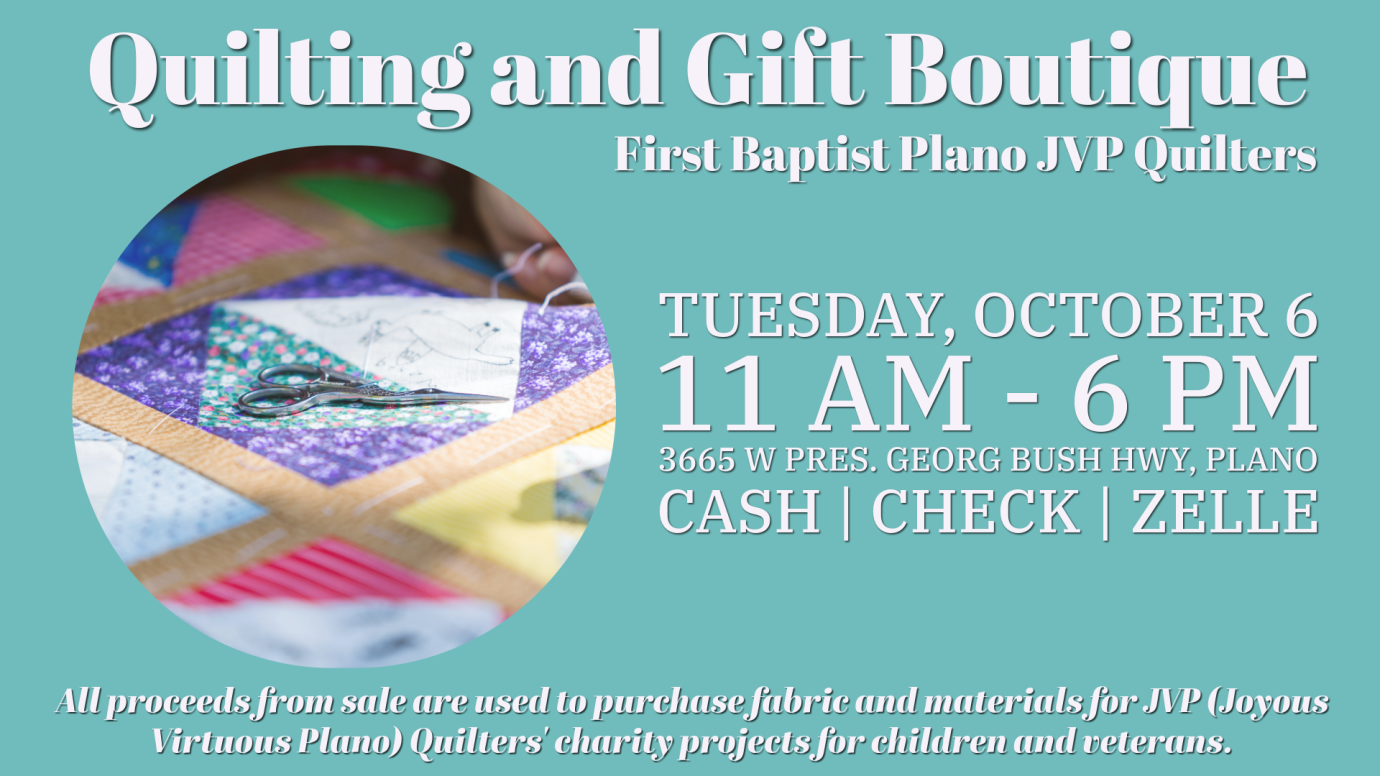 JVP Quilters' Sale