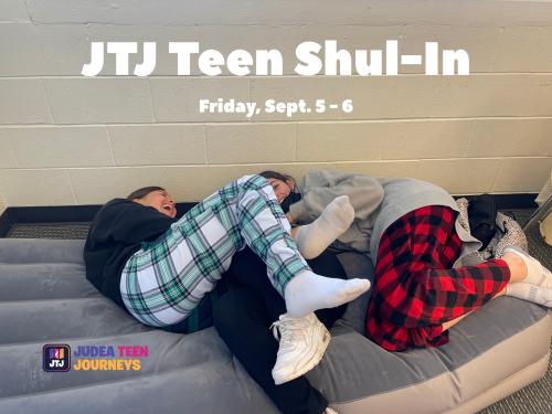 Back to Shul-In/Teen Sleepover