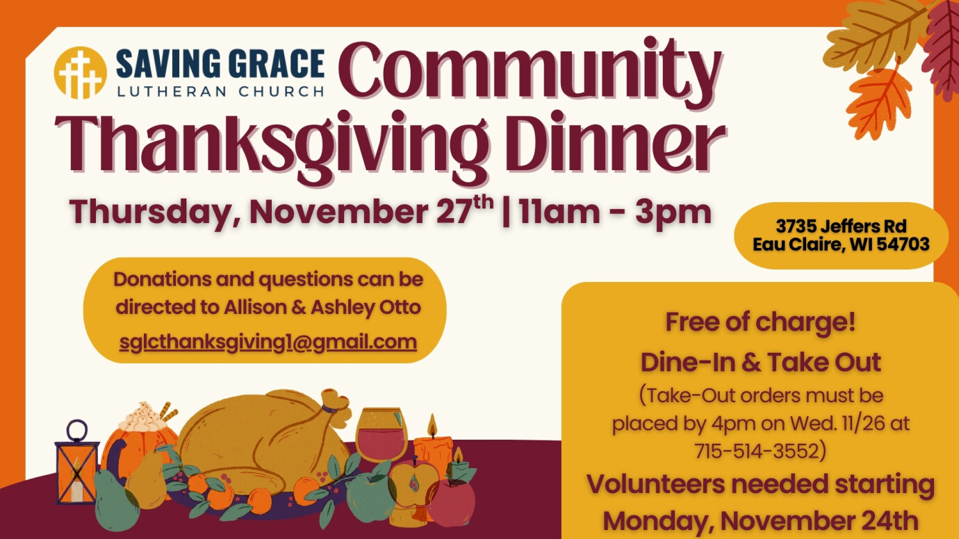 11am Community Thanksgiving Dinner