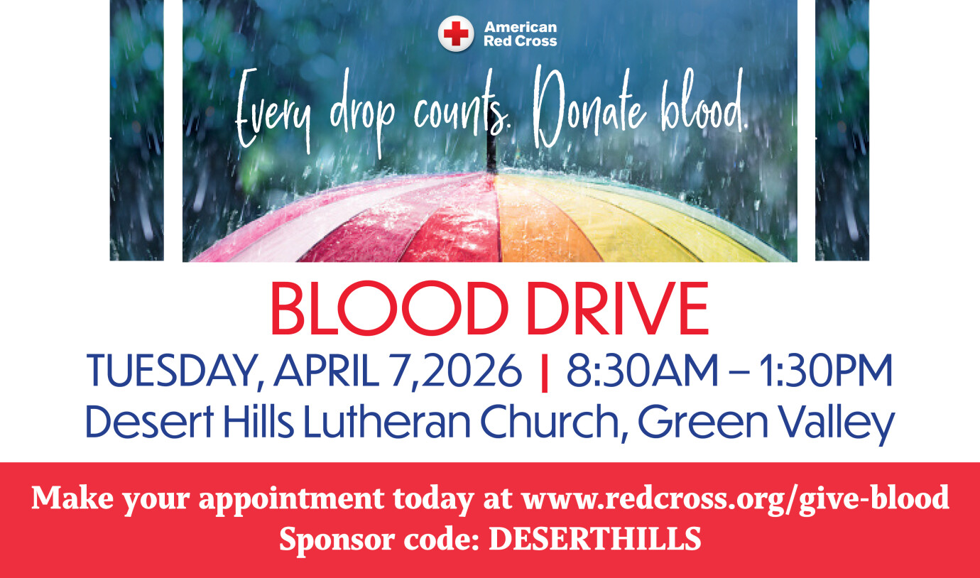 8:30 AM Red Cross Blood Drive