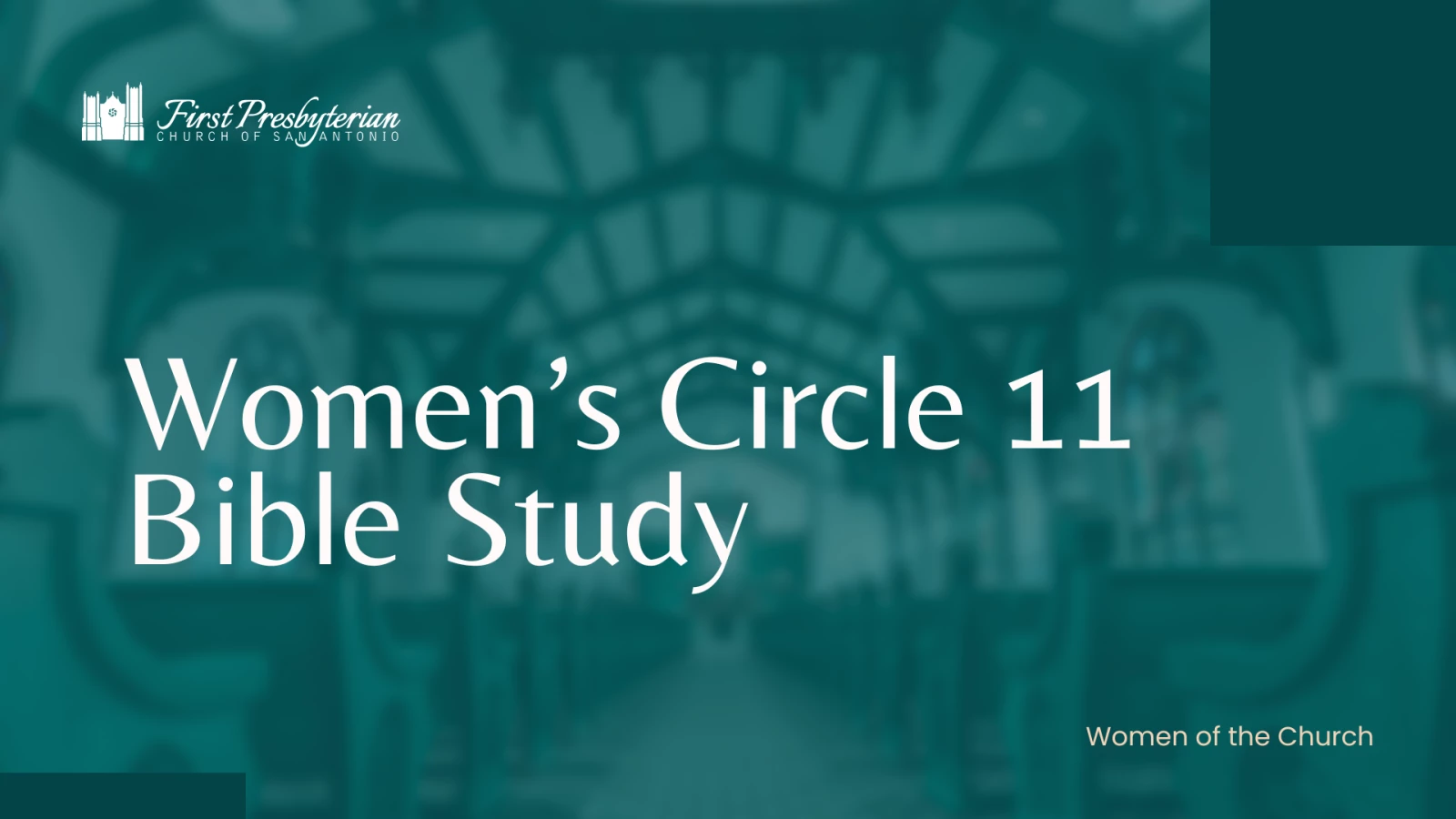 Women's Bible Study Circle 11