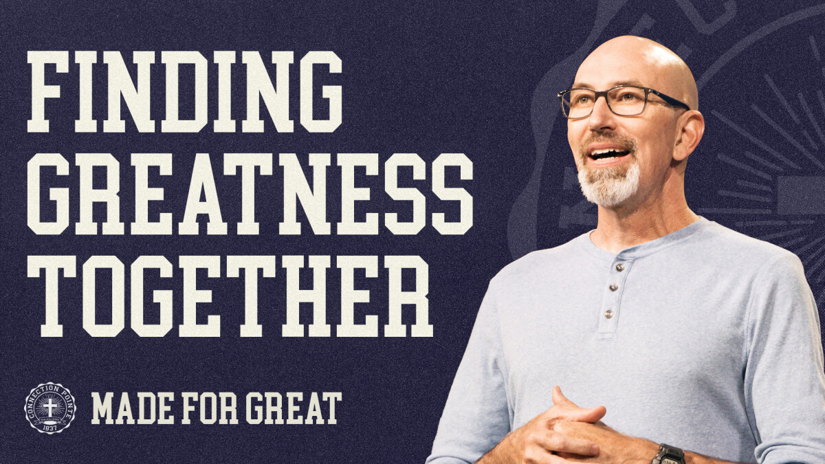 Finding Greatness Together | Ron Merrell