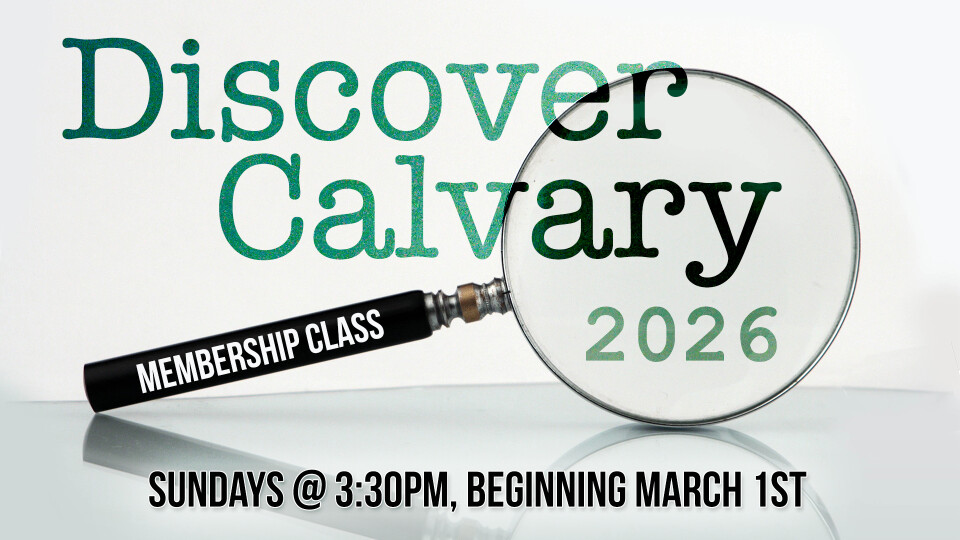 Discover Calvary 2026
