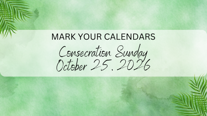 Consecration Sunday