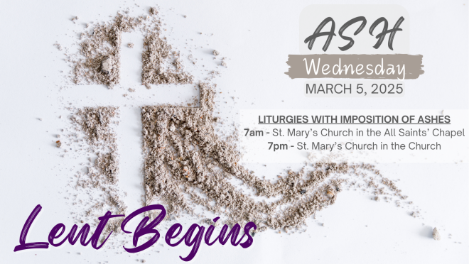 Imposition of Ashes & Holy Eucharist  