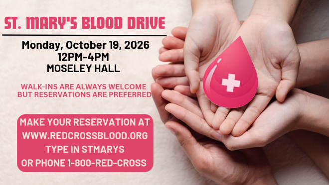 October 2026 Blood Drive