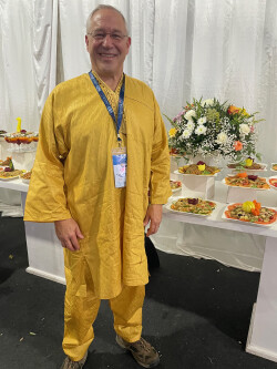 Mark Horn in West African dress