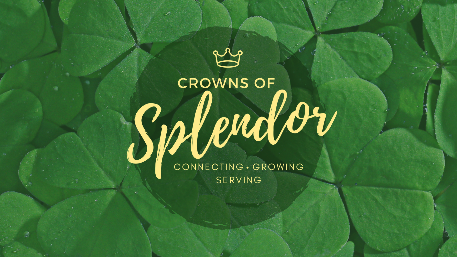 Crowns of Splendor: March Lunch and Learn