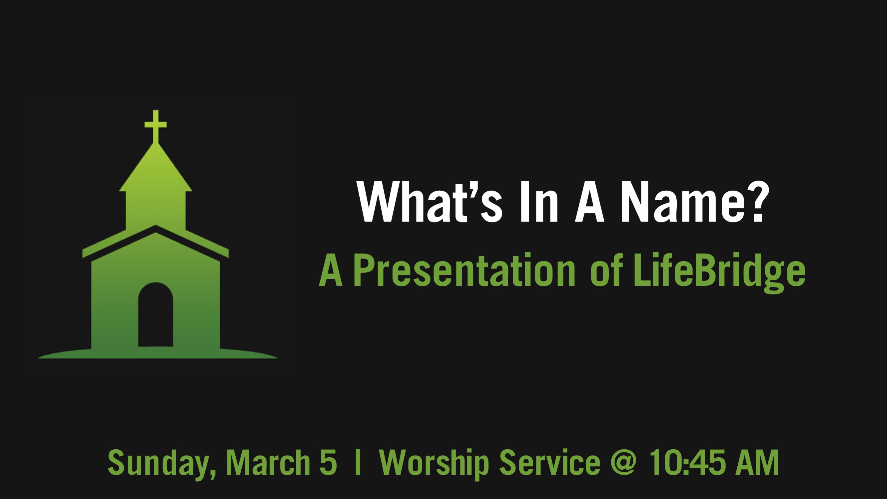LifeBridge Sermon Podcast