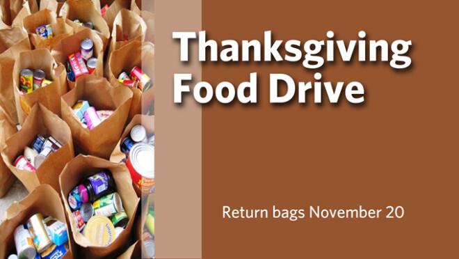 Thanksgiving Food Drive