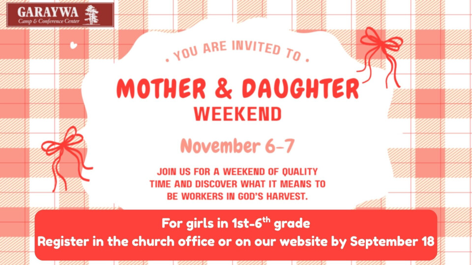 Mother Daughter Weekend 2026