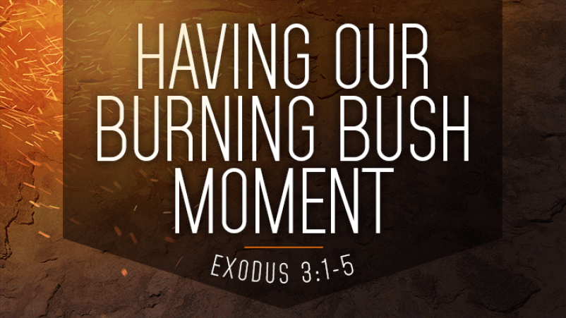 Having Our Burning Bush Moment