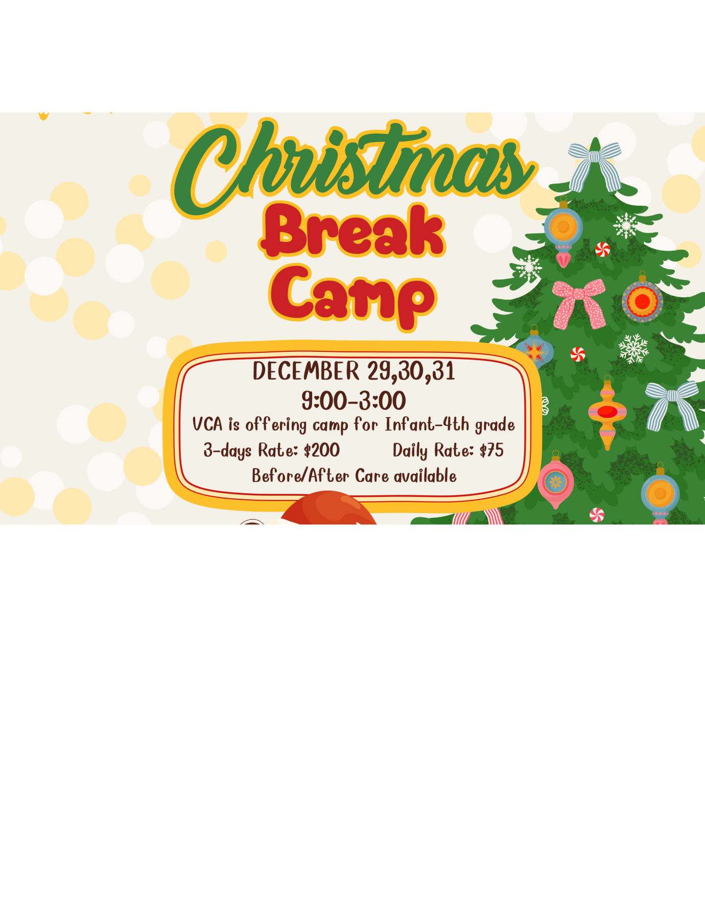 Christmas Break Camps