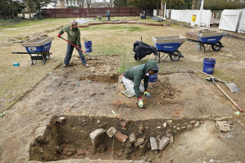 Archaeologists proceed with second phase of CW's excavation of historic First Baptist Church