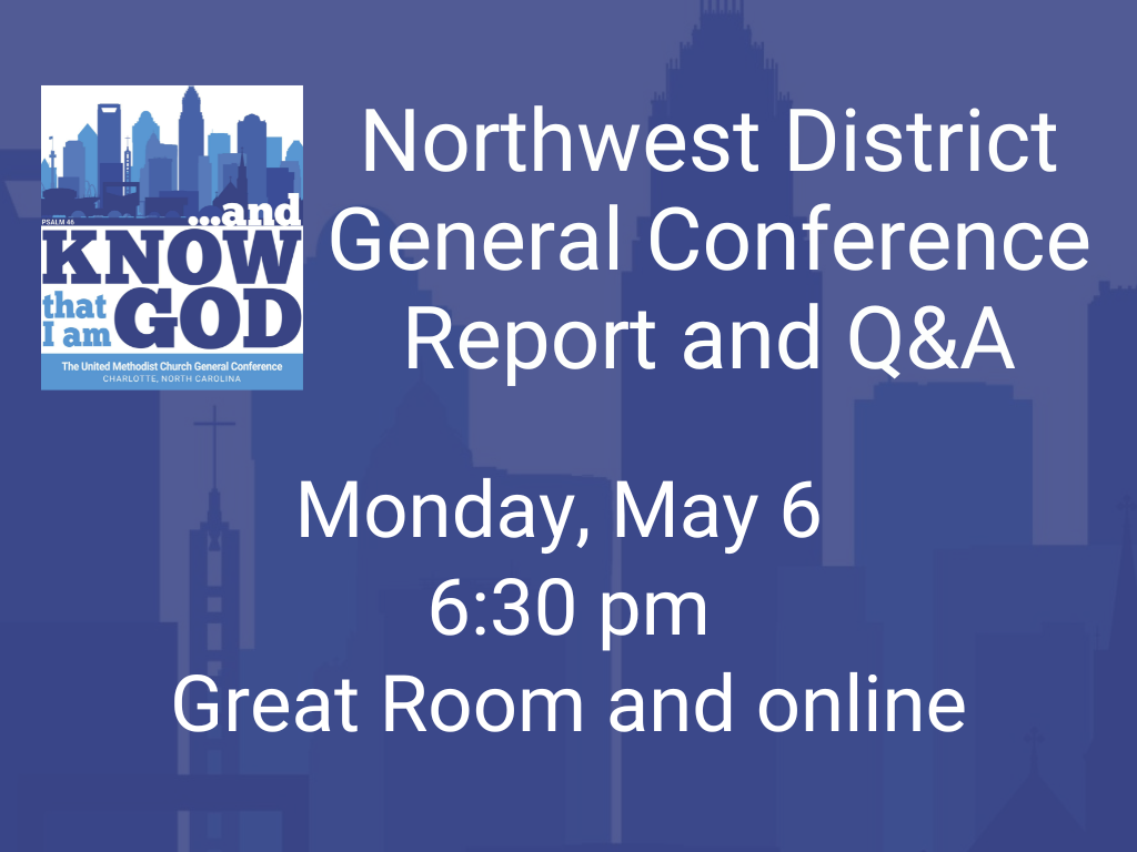 Image for Northwest District General Conference Report and Q&A