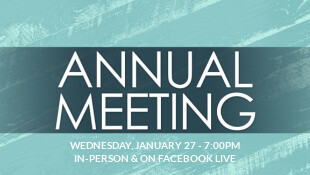 Annual Church Business Meeting - 2021