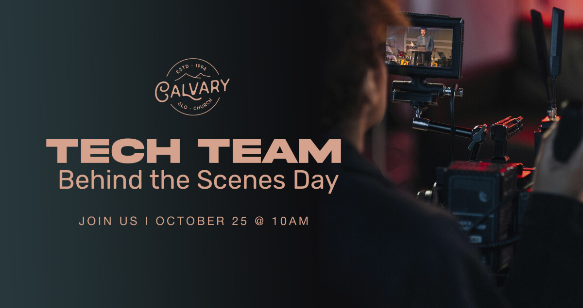 Tech Team Behind The Scenes