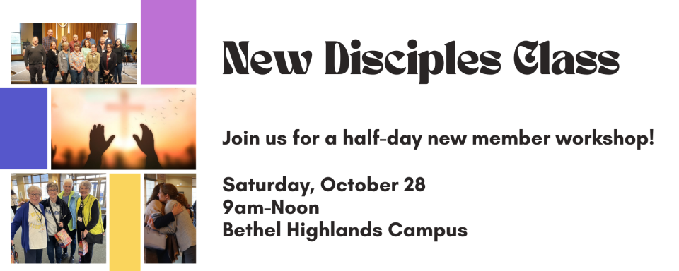 New Member/Disciple Class
