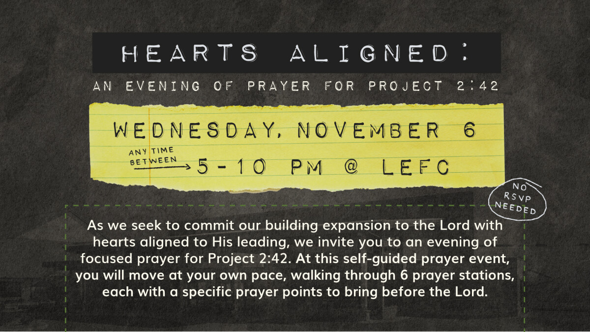 Hearts Aligned: An Evening of Prayer for Project 2:42