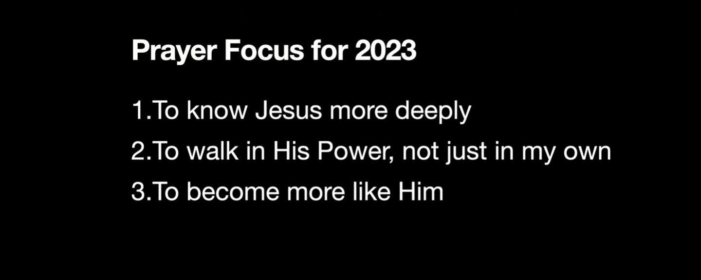 Prayer Focus
